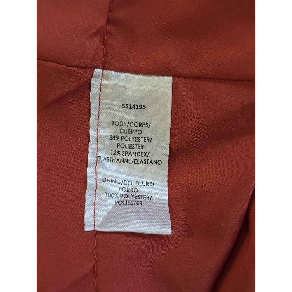 Kay Unger New York Coral Pink Maxi Formal Evening Gown Twist Waist Size 2 - Picture 12 of 15